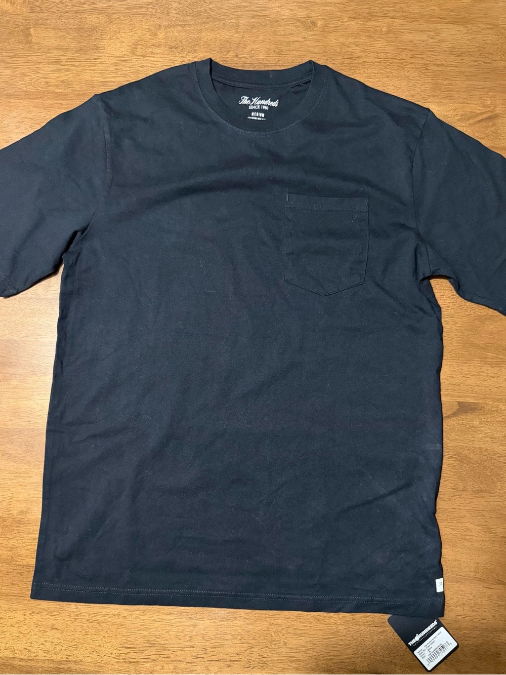 The Hundreds Black Short Sleeve Pocket Tee